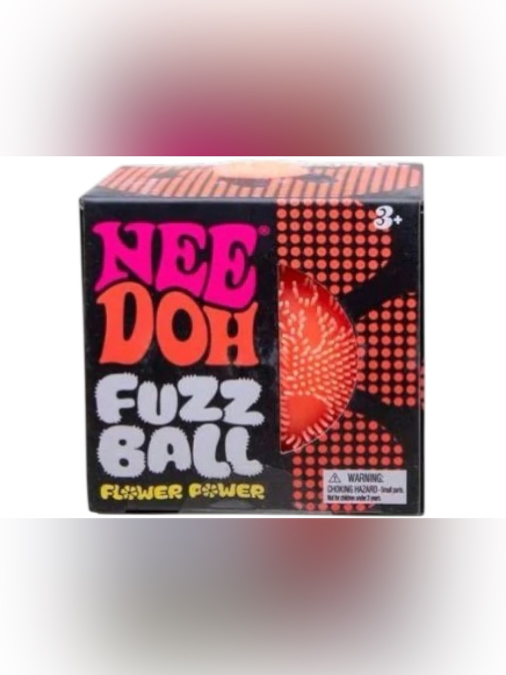 Authentic NeeDoh Fuzz Ball Flower Power Squishy Stress Ball